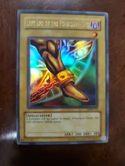 Left Leg of the Forbidden One LOB-121 The Legend of Blue Eyes White Dragon HP - Image 1