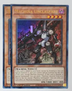 Yugioh x2 Machina Unclaspare MP22-EN014 Ultra Rare 1st Edition *In Hand* - Image 1