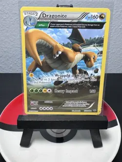 Dragonite 52/108 Holo Rare XY Roaring Skies Pokemon Card - LP - Image 1