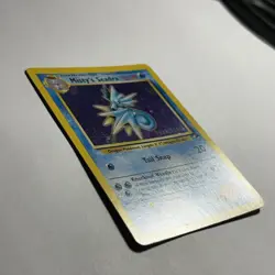 Misty's Seadra #9 Holo Prerelease Gym Heroes Pokemon Card LP - Image 3