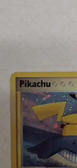 2007 Pokemon Pop Series 5 Pikachu Holo Card 12/17 Inverted Back Error - Image 3