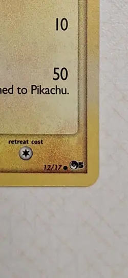 2007 Pokemon Pop Series 5 Pikachu Holo Card 12/17 Inverted Back Error - Image 5