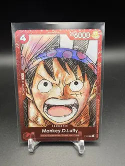 Monkey.D.Luffy P-022 One Piece Premium Card Collection Film RED Edition NM - Image 1