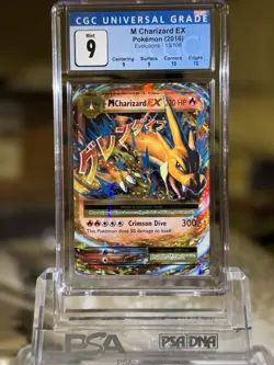 CGC 9 MINT M Charizard EX 2016 Evolutions 13/108 Holo Pokemon Card - Image 1
