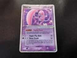 Mew ex 100/110 Holon Phantoms Holo Ultra Rare Pokemon Card DAMAGED - Image 1