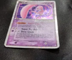 Mew ex 100/110 Holon Phantoms Holo Ultra Rare Pokemon Card DAMAGED - Image 5