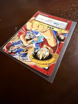 Luffy One Piece Carddass Hyper Battle BANDAI Vintage Japanese Card - Image 5