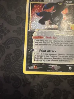 Pokemon TCG Umbreon Star Celebrations Holo Card 17/17 Classic Collection - Image 5