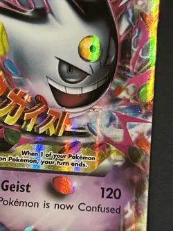 Pokemon Mega Gengar EX XY166 Holo Promo XY Set English TCG Card-HP - Image 3