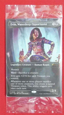 Evin Waterdeep Opportunist Promo: D&D Mtg Card - Image 1