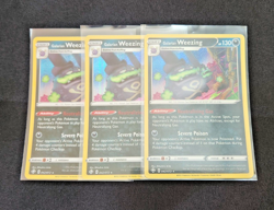 Galarian Weezing 042/072 Shining Fates Holo Rare Pokemon Card NM - Image 1