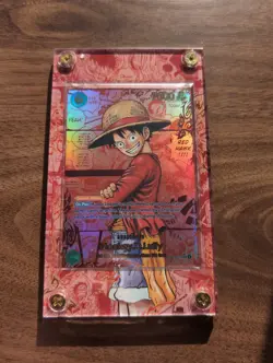 Monkey.D.Luffy (118) (3rd Anniversary) One Piece Card Manga RED Rare English - Image 1