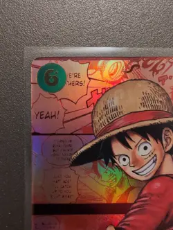Monkey.D.Luffy (118) (3rd Anniversary) One Piece Card Manga RED Rare English - Image 3