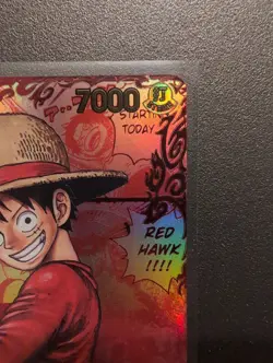 Monkey.D.Luffy (118) (3rd Anniversary) One Piece Card Manga RED Rare English - Image 4