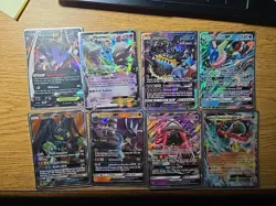 Pokemon TCG 8-Card Lot EX/GX Holo Rare Cards Good-Great Condition - Image 1