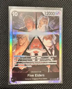 Five Elders OP13-082 SR Carrying on His Will - ONE PIECE Card Game English - Image 1