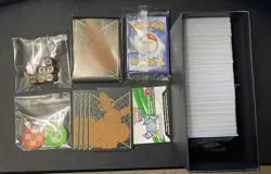 POKEMON TCG SHINING FATES ELITE TRAINER BOX EXTRAS + 50 COMMON CARDS NEW! - Image 1