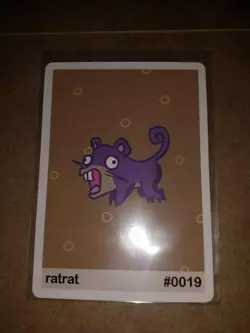 Pookiemoot Parody Card Fan Art Derpy Ratrat - Image 1