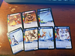 2006 Upper Deck AVATAR THE LAST AIRBENDER QUICKSTRIKE 8 Card Lot - Image 1