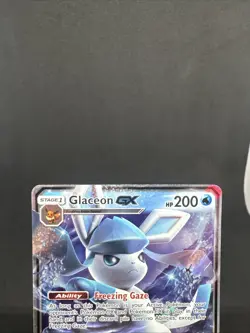 2018 Pokemon TCG Glaceon GX SM147 Black Star Promo Ultra Rare Sun & Moon NM Card - Image 3