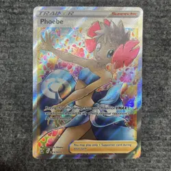 Phoebe Full Art Holo Card 161/163 SWSH05: Battle Styles NM Condition - Image 1