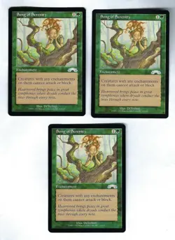 Song of Serenity - Exodus - Magic The Gathering NM/M (Never Played) - Image 1