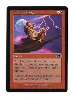 Arc LIghtning - Urza's Saga - Magic The Gathering NM/M (Never Played) - Image 1