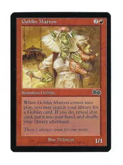 Goblin Matron - Urza's Saga - Magic The Gathering NM/M (Never Played) - Image 1