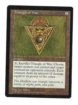 Triangle War - Vision - Magic The Gathering NM/M (Never Played) - Image 1