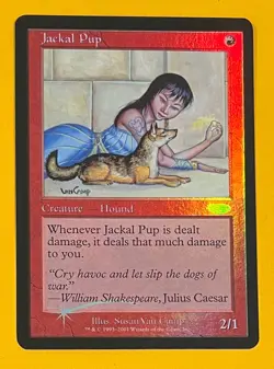 MTG JACKAL PUP (Foil) FNM (OldManMTG 013-169) - Image 1