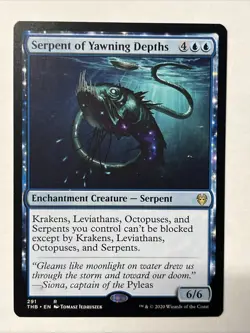 Serpent of Yawning Depths #291 Theros Beyond Death THB Magic MTG - Image 1