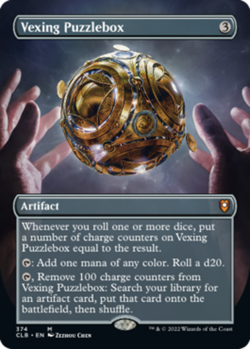 1 x Vexing Puzzlebox - Borderless - Commander Legends: Battle for Baldur's Gate - Image 1