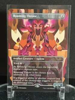 Roaming Throne (Borderless) R The Lost Caverns of Ixalan 344 NM - Image 1