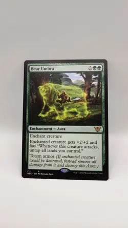 Bear Umbra Commander: Kamigawa: Neon Dynasty Regular - Image 1