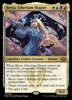 1 x Breya, Etherium Shaper - Foil - Modern Horizons 3 - NM-Mint - MTG - Image 1