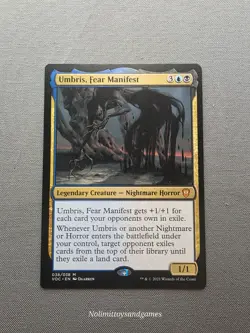 MTG Umbris, Fear Manifest #38 Mythic Commander: Innistrad: Crimson Vow Regular - Image 1
