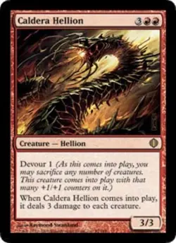 4x Caldera Hellion ~ Lightly Played Shards of Alara MTG Magic x4 4 UltimateMTG P - Image 1