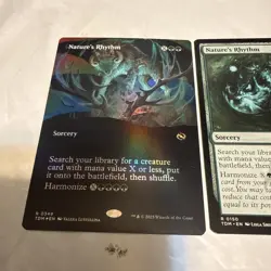 Nature's Rhythm Bundle 0150 0349 MTG Tarkir: Dragonstorm Rare NP foil Borderless - Image 2