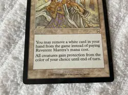 Magic the Gathering MTG 1x Reverent Mantra Mercadian Masques VHP - Image 3