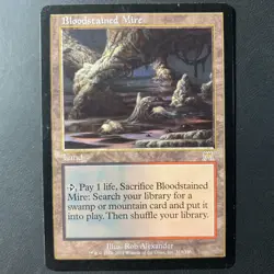 1x Bloodstained Mire Onslaught - Very Light Play/LP MTG - Image 1