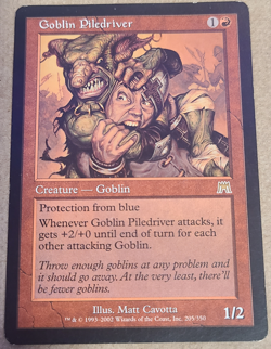 MTG Goblin Piledriver Onslaught Rare Magic The Gathering - Image 1