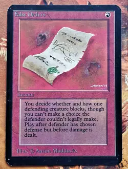 Mtg Alpha False Orders - Image 1