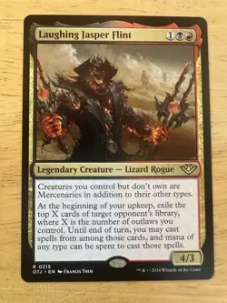 MTG Laughing Jasper Flint (215/441) Outlaws of Thunder Junction NM - Image 1