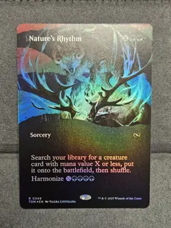 Nature's Rhythm (Borderless) - Tarkir: Dragonstorm (TDM) - 0349 - MTG - NM - Image 1