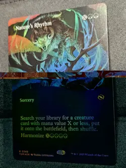 Nature's Rhythm (Borderless) - Tarkir: Dragonstorm (TDM) - 0349 - MTG - NM - Image 3