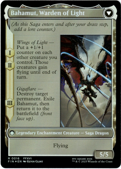Dion, Bahamut's Dominant Foil - 0016 - Final Fantasy - MTG - NM/M - Image 2