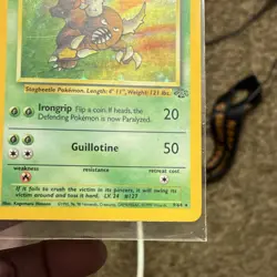 Pokemon Pinsir Holo Rare Jungle Unlimited 9/64 1999 Wizards of the Coast - Image 2