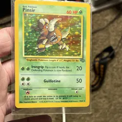 Pokemon Pinsir Holo Rare Jungle Unlimited 9/64 1999 Wizards of the Coast - Image 3
