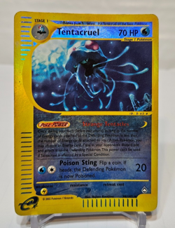 Tentacruel 38/147 Reverse Holo Rare Aquapolis Pokemon 466 - Image 1