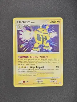 Pokemon TCG Electivire LV 46 3/130 Diamond & Pearl Holo Rare Vintage Card - Image 1
